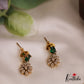 Sparkling AD Floral Motifs Victorian Necklace NC2792 (Available In 4 Colors)