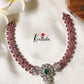 Stunning AD Victorian Necklace-Multi Stone NC1239