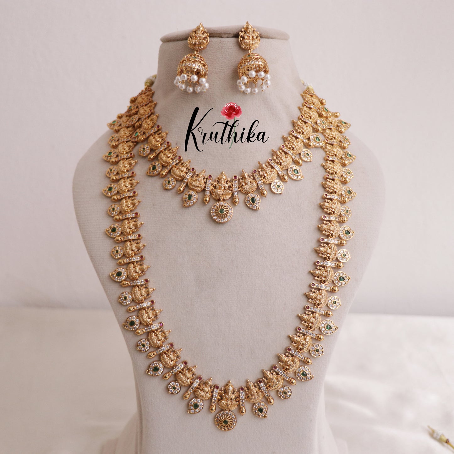 Beautifull Lakshmi Mango Design Haram LH1835