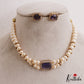 Elegant Multi Pearl Strand CZ Victorian Choker NC3130 (Available In 5 Colors)