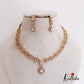 Sparkling Floral Motifs AD Necklace NC2669 (Available In 2 Colors)