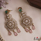 Sparkling Floral Teardrop Motifs CZ Victorian Choker NC3037