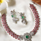 Stunning AD Victorian Necklace-Multi Stone NC1239