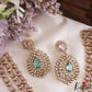 Stunning Teardrop Motifs CZ Victorian Necklace NC3170