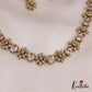 Sparkling AD Floral Motifs Victorian Necklace NC2792 (Available In 4 Colors)