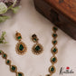 Classic Square Teardrop Motifs AD Necklace NC2959