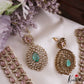 Stunning Teardrop Motifs CZ Victorian Necklace NC3170