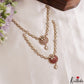 Classic Floral Motifs Polki CZ Victorian Necklace NC3190 (Available In 4 Colors)