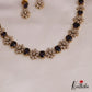 Sparkling AD Floral Motifs Victorian Necklace NC2792 (Available In 4 Colors)