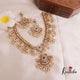 Elegant Peacock Guttaposalu Necklace with Pearl Drops NC1944