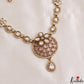 Classic Floral Motifs Polki CZ Victorian Necklace NC3190 (Available In 4 Colors)