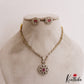 Pretty Floral Motifs CZ Necklace NC2994 (Available In 2 Colors)