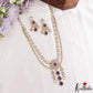 Gorgeous Teardrop Motifs Polki CZ Victorian Haaram LH2175 (Available In 4 Colors)