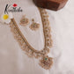 Elegant Peacock Guttaposalu Haaram with Pearl Drops LH1856