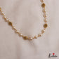 Elegant Gold-Tone Pearl Bead Mala NC3041