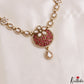 Classic Floral Motifs Polki CZ Victorian Necklace NC3190 (Available In 4 Colors)