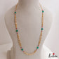 Trendy Gold-Tone Multi Strand Pearl Bead Mala NC3042