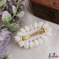 Real look-alike flowers with attached hair clip G15