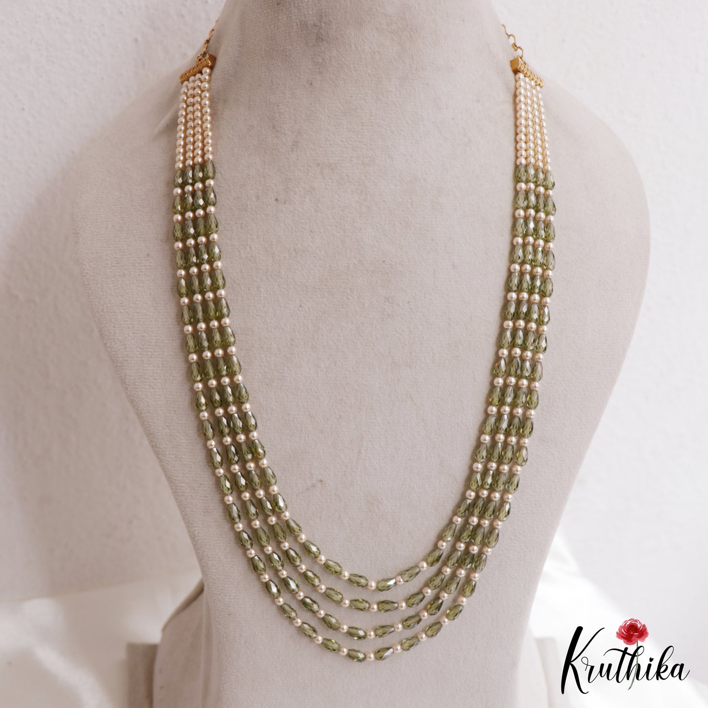 Classic Multi Layer Pearl Bead Haaram LH2139 (Available In 8 Colors)
