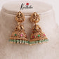 Premium Temple Lakshmi Jhumkas E520
