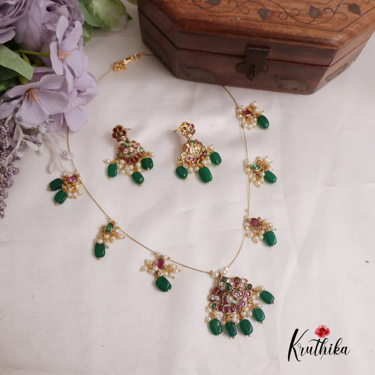 Gorgeous Kemp Stone Invisible Necklace NC2509