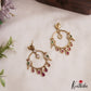 Pretty Peacock Motifs Kemp Earrings E1131 (Available In 2 Colors)