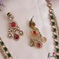 Gorgeous Teardrop Motifs Polki CZ Victorian Haaram LH2175 (Available In 4 Colors)