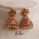 Premium Lakshmi Jadau Jhumkas E506 (Available in 3 Colours)