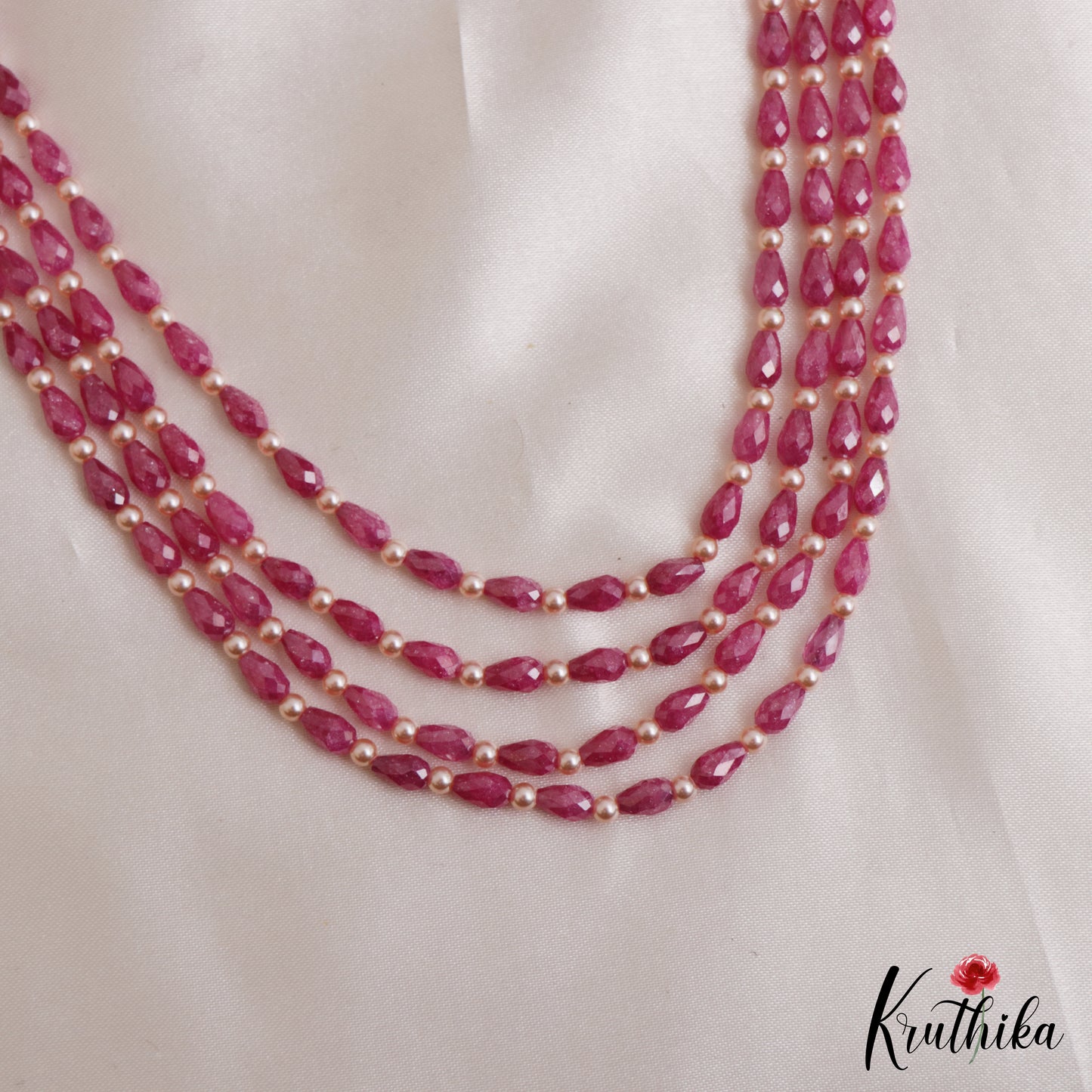 Classic Multi Layer Pearl Bead Haaram LH2139 (Available In 8 Colors)