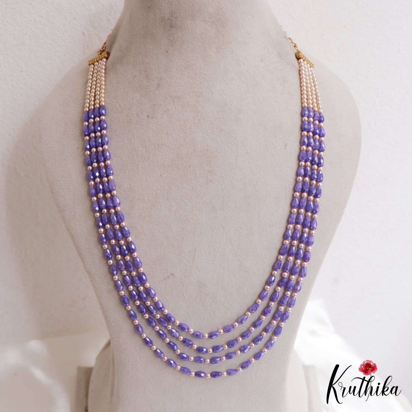 Classic Multi Layer Pearl Bead Haaram LH2139 (Available In 8 Colors)