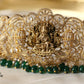 Designer AD Victorian Hip Belt-Green Beads V157