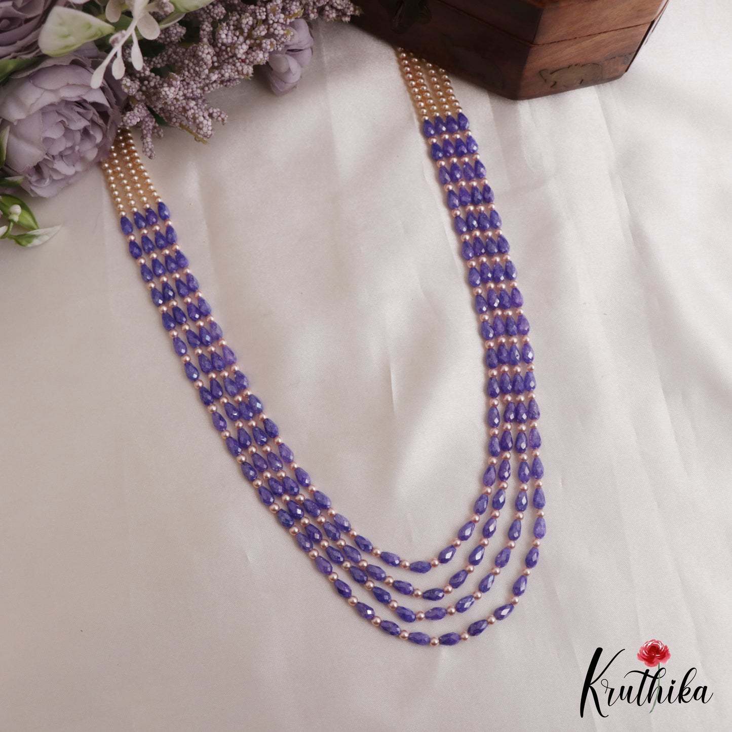 Classic Multi Layer Pearl Bead Haaram LH2139 (Available In 8 Colors)