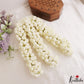Realistic & reusable 3 strands Jasmine flowers strings with attached clip G27