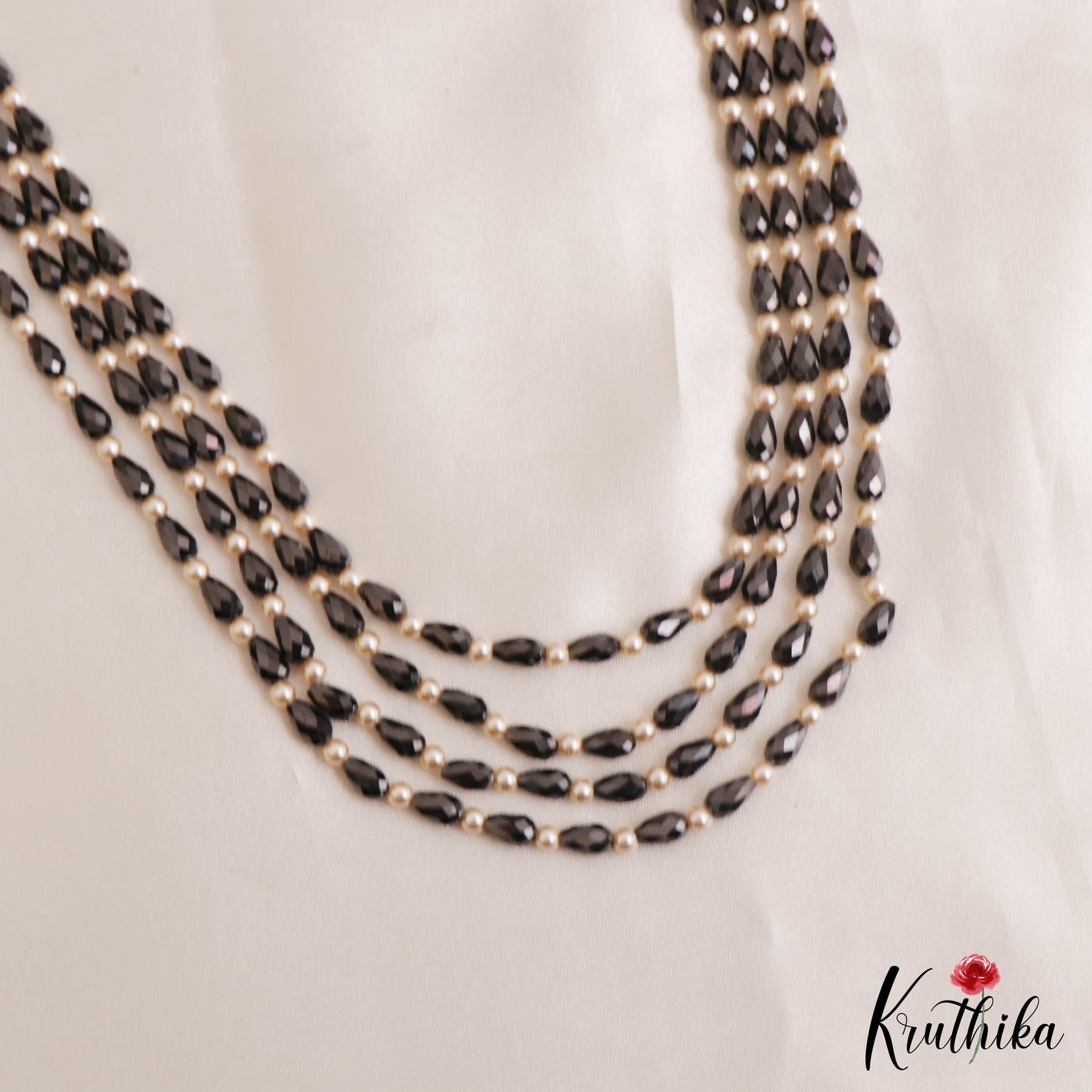 Classic Multi Layer Pearl Bead Haaram LH2139 (Available In 8 Colors)