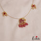 Elegant Elephant Motifs Jadau Invisible Chain With Pink Bead Drops NC2995