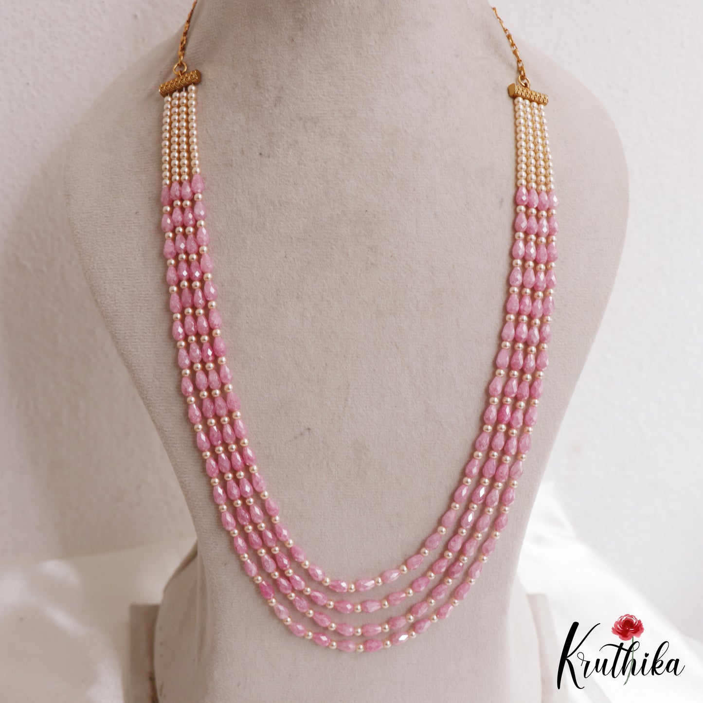 Classic Multi Layer Pearl Bead Haaram LH2139 (Available In 8 Colors)