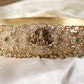Designer AD Victorian Hip Belt-Golden Beads V157
