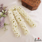 Realistic & reusable 3 strands flowers strings with attached clip G26