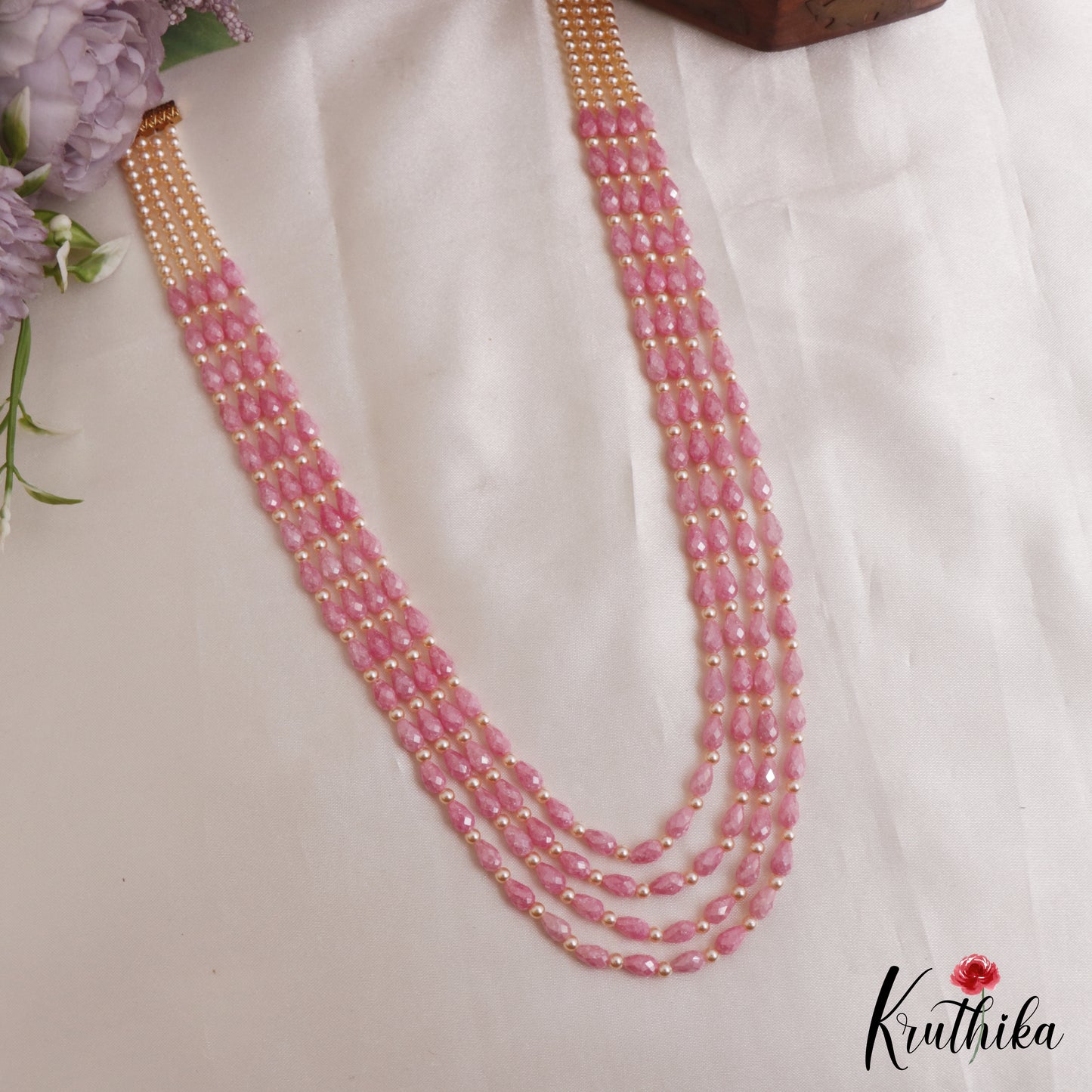 Classic Multi Layer Pearl Bead Haaram LH2139 (Available In 8 Colors)