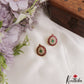 Classic Teardrop Motifs Kemp Stud Earrings E1182