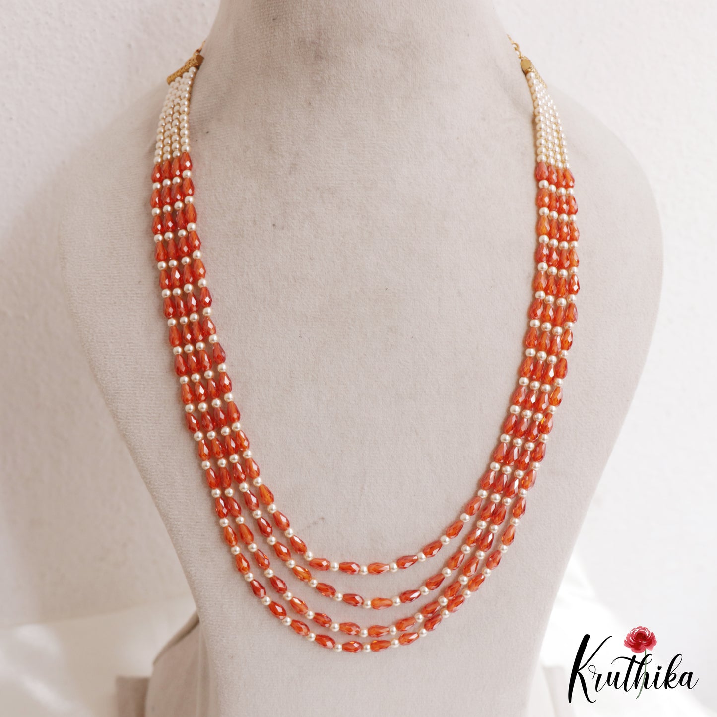 Classic Multi Layer Pearl Bead Haaram LH2139 (Available In 8 Colors)