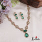 Trendy AD Floral Motifs Victorian Necklace NC2672