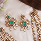 Grand Floral Motifs Multi Layered Moissanite Victorian Haaram LH2192