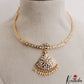 Traditional Gold-Tone AD Stones Attigai Necklace  NC3082