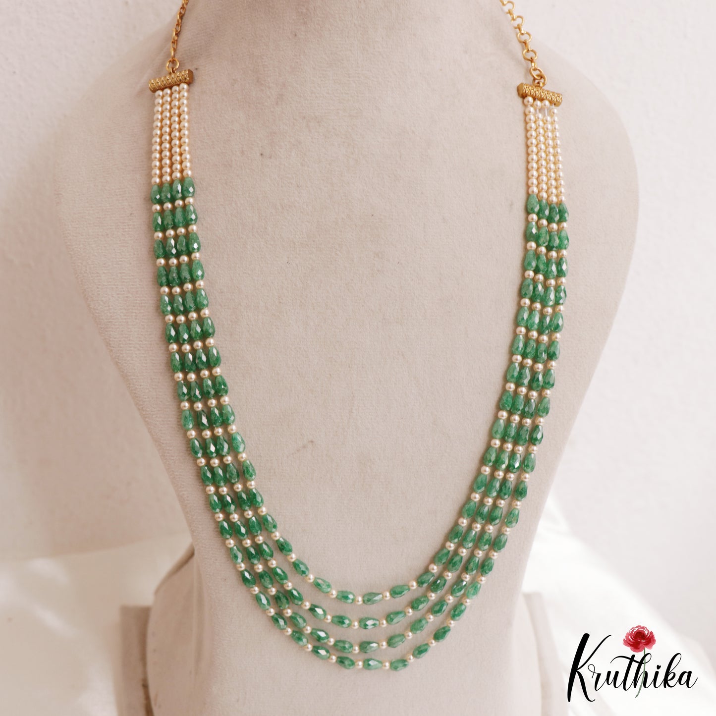 Classic Multi Layer Pearl Bead Haaram LH2139 (Available In 8 Colors)