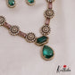 Trendy AD Floral Motifs Victorian Necklace NC2672