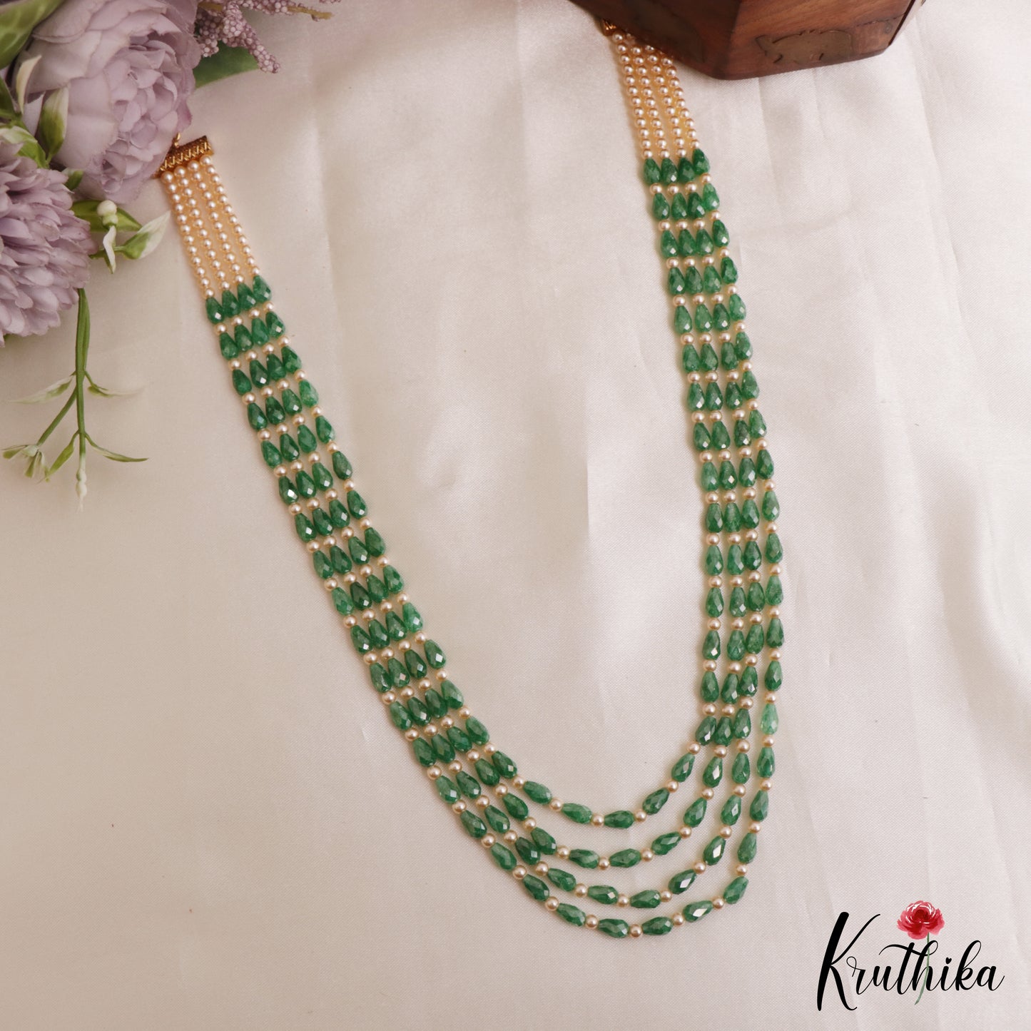 Classic Multi Layer Pearl Bead Haaram LH2139 (Available In 8 Colors)