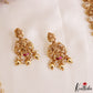 Premium Antique Radha Krishna Motifs Choker With Bead Drops LH2176 (Available In 2 Colors)