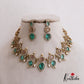 Stunning AD Mango Motifs Victorian Moissanaite Necklace NC2673