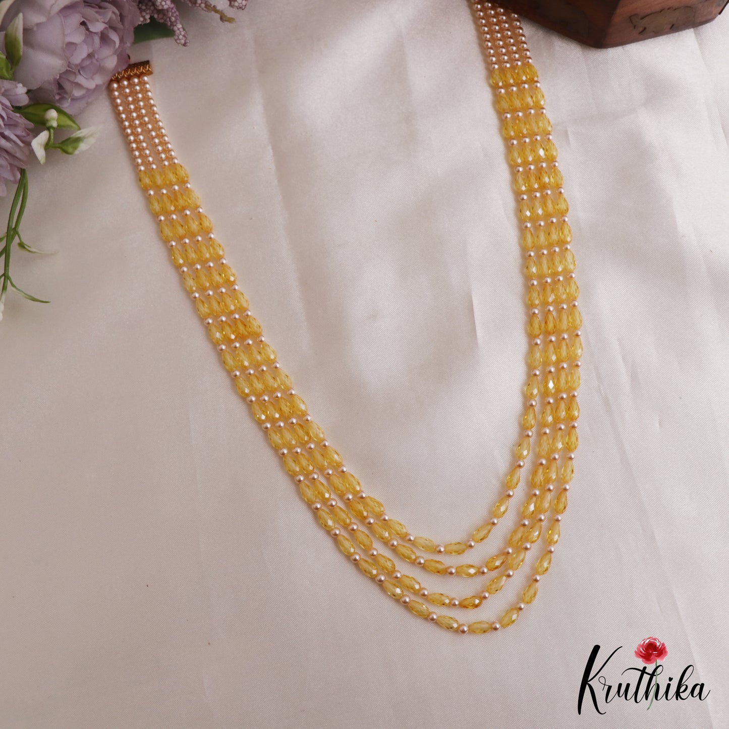 Classic Multi Layer Pearl Bead Haaram LH2139 (Available In 8 Colors)